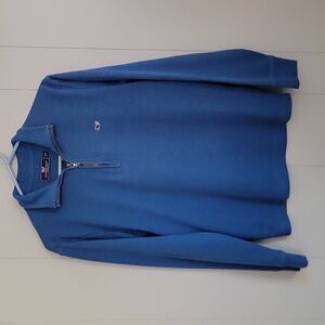 Vineyard Vines Men's XS Blue Long Sleeve Quater Zip Sweatshirt
